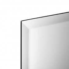 frameless beveled rectangle mirror