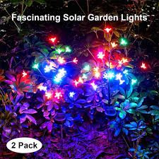 Etercycle Outdoor Solar Garden Stake Lights Bright Led Solar