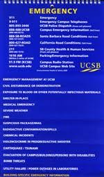 Ucsb Emergency Information Flipchart