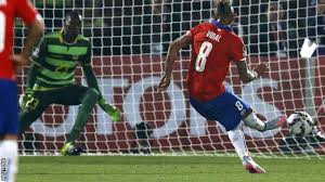 Chile copa america 2015 icon. Copa America 2015 Chile 2 0 Ecuador Bbc Sport