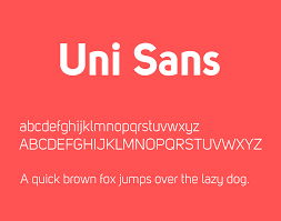 Uni Sans Font Free Download Free Fonts
