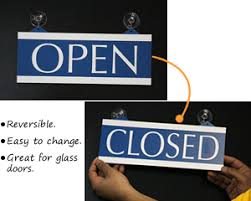 Open And Closed Signs Open Closed Door Signs