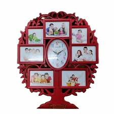Wall Clock With Photo Frames