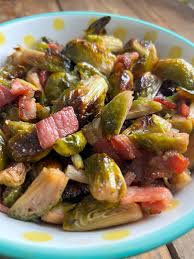 maple bacon brussels sprouts oven or