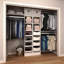 premade closet systems inside closet
