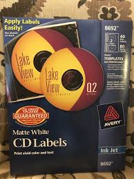 Azw Descargar Avery Matte White Cd Labels Ink Jet 8692