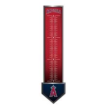 La Angels Growth Chart Giant Officially Licensed Mlb Removable Wall Graphic
