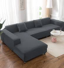 L Shape Sofa Cover 7 Seater 4 3