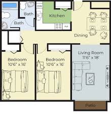 2 bedroom apartments for in