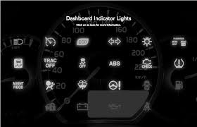 dashboard indicator lights what they