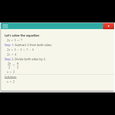 Linear Equation Calculator With Steps