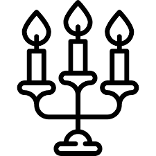 Candlestick Lighting Vector SVG Icon - SVG Repo