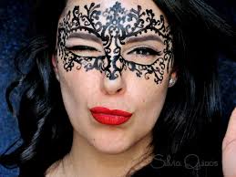 lace mask face paint tutorial
