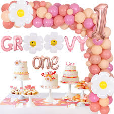 groovy one first birthday decorations
