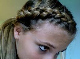 At top of hair, pull hair together and secure. Dutch Braid Ponytail Tutorial Tasha Farsaci Youtube