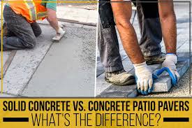Solid Concrete Vs Concrete Patio