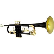 Giardinelli Gtr 512 Professional Trumpet Black Black Angle
