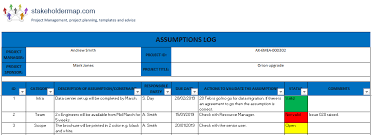 Whenever a drastic change is made in the processes, technology the change impact assessment template provides a preformatted document to ensure the perfect implementation of the change management framework. Project Assumptions Template Excel Template Free Download