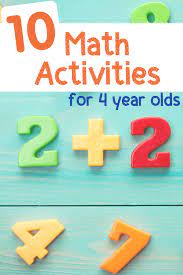 10 math activities for 4 year olds