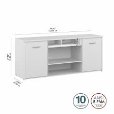72w Office Storage Cabinet With Doors