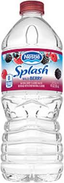 nestle splash wild berry flavored water
