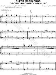 Print And Download Sheet Music For Super Mario Bros Ground