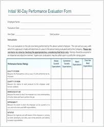 Luxury 7 Restaurant Employee Evaluation Forms Doc