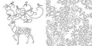 10 enchanted forest coloring pages: Enchanted Forest An Inky Quest And Coloring Book Activity Books Mindfulness And Meditation Illustrated Floral Prints Pricepulse