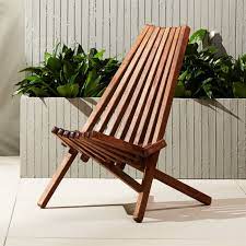 Folding chairs are practical no matter how big or small your home is and that's because they're always great to have around just in case or to use in multipurpose. Maya Outdoor Wooden Chair Reviews Cb2