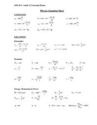 13 Best Physics Formula Sheet Images Physics Formulas