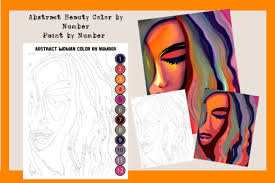 Abstract Women Color By Paint By Number