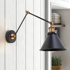 Shop Lnc Modern Farmhouse 2 Pack Plug In Wall Sconces Industrial Wall Lighting L21 X W7 3 X H8 Overstock 23449946