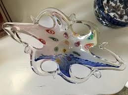 Murano Glass Starfish Dish Vintage
