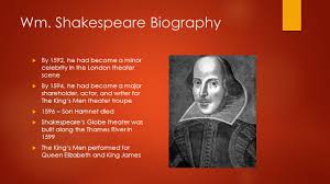 Introduction To Shakespeare William Shakespeare Work And