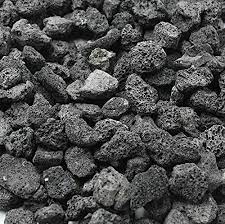 Black Natural Stones Lava Rock Granules