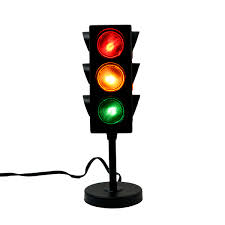 3 Color Traffic Light Desk Lamp Green Yellow Red Stop Signal Garage Shop Home Decor Walmart Com Walmart Com