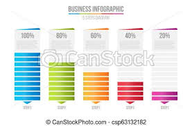 Creative Vector Illustration Of Columns Bar Chart Comparison Table Infographic Isolated On Transparent Background Art Design Business Data Slide