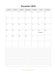 December 2015 Calendar Blank Printable Calendar Template