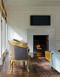 Simple Marble Slab Fireplace Surround