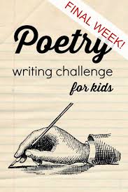 poetry writing challenge final week