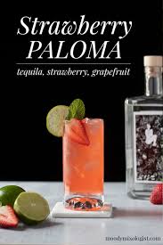 strawberry paloma an easy tequila