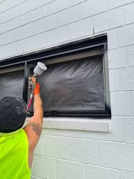 aluminium window painting procolour