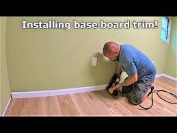 installing base board trim 549 you