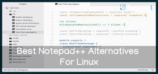 top 12 notepad alternatives for linux