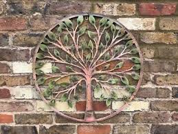 Green Tree Of Life Garden Wall Art
