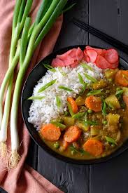 vegan anese curry cilantro and