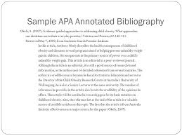 Diana Hacker Example   APA Annotated Bibliography SP ZOZ   ukowo