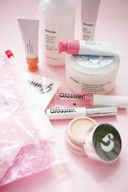 a glossier makeup and skincare haul