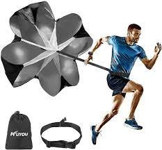 Amazon.com : KUYOU Running Speed Training Speed Chute Resistance Parachute  for Speed and Acceleration Training Fitness Explosive Power Training  56-Inch : Sports & Outdoors