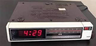 7 4212a #ge radio clock, clock, fm radio